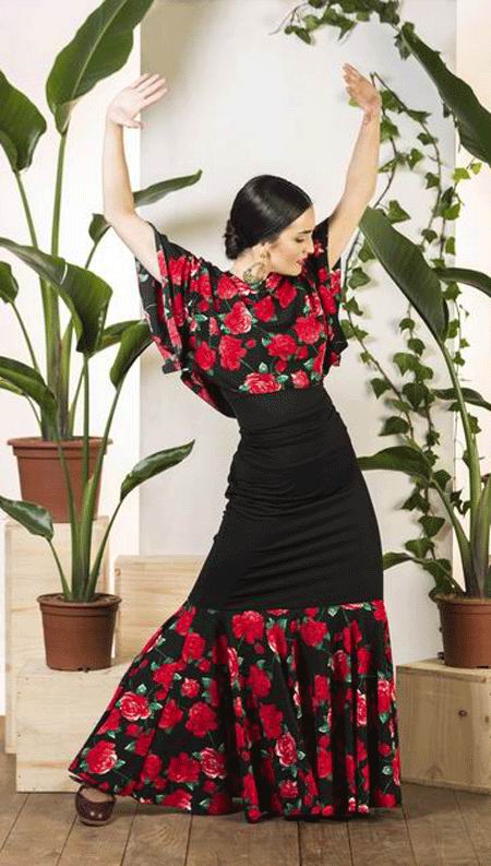 Falda para Baile Flamenco Beniel. Davedans